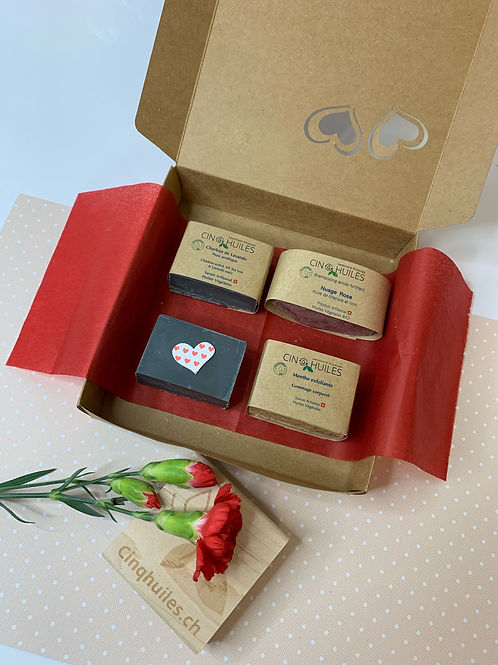 Coffret Découverte 3 Savons + 1Shampooing