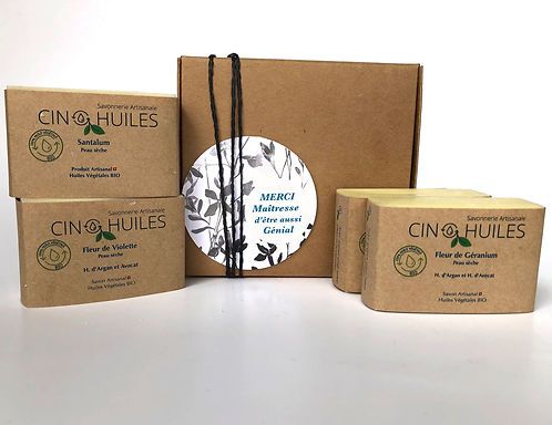 Cadeau 4 Savons (peau sèche)