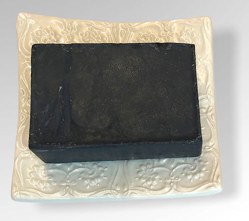 Porte savon céramique "Le carré blanc"