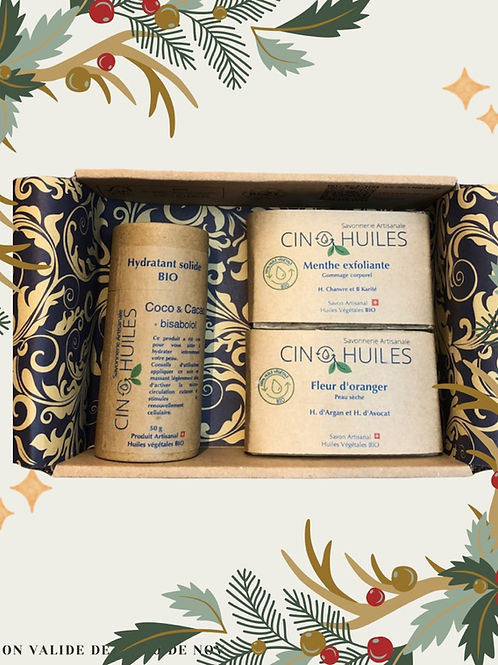 Coffret Découverte 3 Savons + 1Shampooing