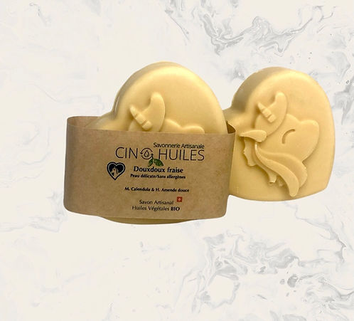 Douxdoux coeur licorne fraise