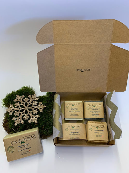 Coffret Découverte 3 Savons + 1Shampooing