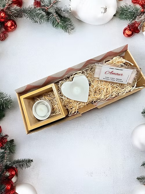 Melt wax heart * 1 fragrance tablet