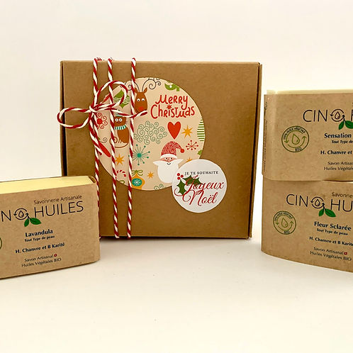 Cadeau 3 Savons (tout type de peau)